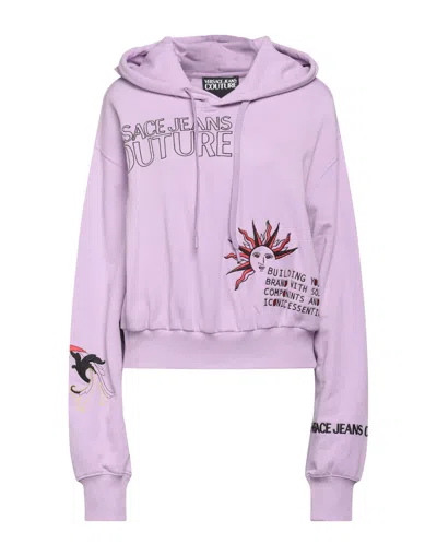 Versace Jeans Couture Sweatshirts In Lilac