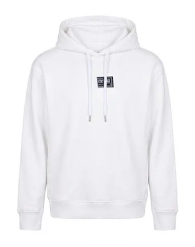 Versace Jeans Couture Woman Sweatshirt Off White Size Xl Cotton, Polyester
