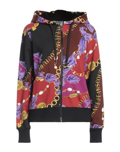 Versace Jeans Couture Woman Sweatshirt Red Size M Cotton, Elastane
