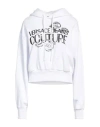 Versace Jeans Couture Watercolour Couture-logo Hoodie In White