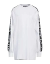 Versace Jeans Couture Woman Sweatshirt White Size M Cotton, Elastane