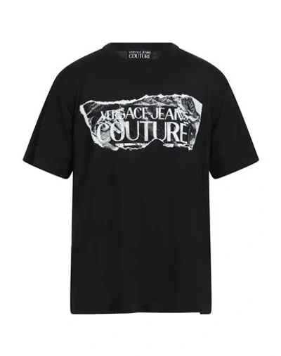 Versace Jeans Couture Woman T-shirt Black Size L Cotton