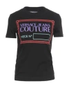 Versace Jeans Couture Woman T-shirt Black Size L Cotton
