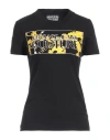 Versace Jeans Couture Woman T-shirt Black Size Xs Cotton, Elastane