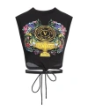 Versace Jeans Couture Graphic-print Crop Top In Black