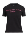 Versace Jeans Couture Woman T-shirt Black Size Xxs Cotton In Black