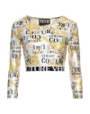 Versace Jeans Couture Woman T-shirt Ivory Size 0 Polyester, Elastane In White