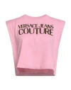 Versace Jeans Couture Woman T-shirt Pink Size L Cotton