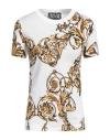 Versace Jeans Couture Woman T-shirt White Size 8 Cotton