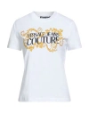 Versace Jeans Couture Woman T-shirt White Size L Cotton In White
