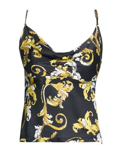 Versace Jeans Couture Woman Top Black Size M Viscose
