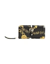 Versace Jeans Couture Woman Wallet Black Size - Polyurethane In Black