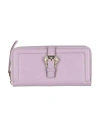 Versace Jeans Couture Woman Wallet Lilac Size - Polyester In Purple
