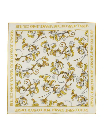 Versace Jeans Couture Multicolor Foulard Logo Scarves