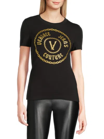 VERSACE JEANS COUTURE WOMEN'S LOGO GRAPHIC T-SHIRT