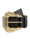 VERSACE JEANS COUTURE WOMEN'S LOGO LEATHER BELT