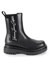 Versace Jeans Couture Drew Booties In Black