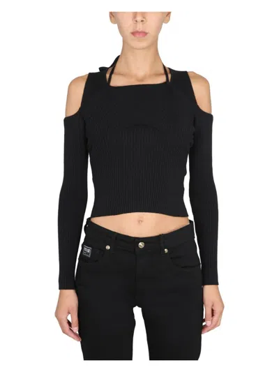 VERSACE JEANS COUTURE WOMEN'S SHIRT WITH BARE SHOULDERS