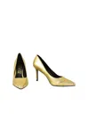 VERSACE JEANS COUTURE WOMENS GOLD SHOES