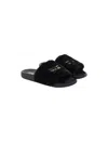 Versace Jeans Couture Slide Sandal With Logo In Black