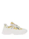 Versace Jeans Couture White Hiker Low Top Sneakers In White