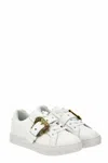Versace Jeans Couture Buckle-detail Sneakers In White