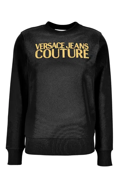 Versace Jeans Couture Sweatshirt  Woman Color Black In Schwarz