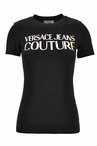 Versace Jeans Couture Womens T-shirt In Black