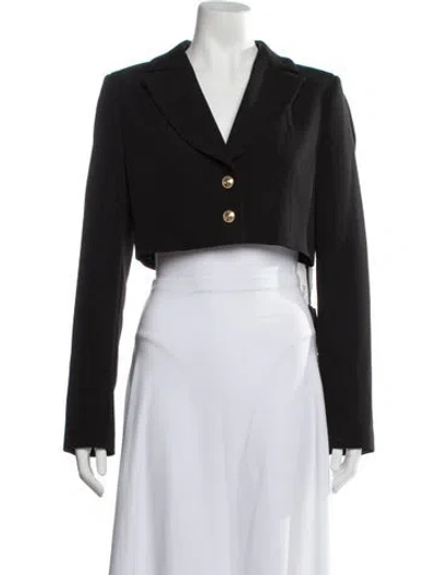 Pre-owned Versace Jeans Couture Wool Blazer In Black