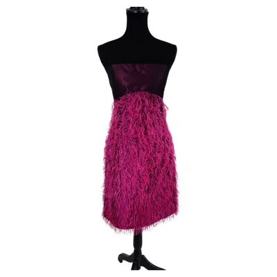 Pre-owned Versace Jeans Couture Y2k Evening Dress In Purple