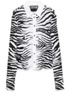 Versace Jeans Couture Black Zebra Shirt In Black
