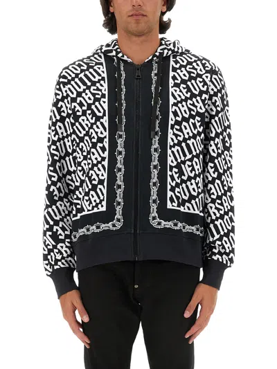 Versace Jeans Couture Sweatshirt In Black