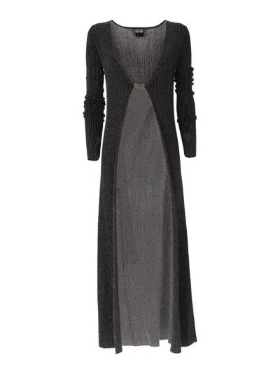 Versace Jeans Cárdigan - Plata In Black