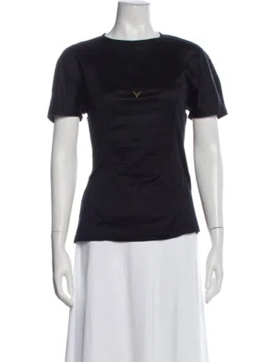 Pre-owned Versace Jeans Crew Neck Short Sleeve T-shirt In Blue