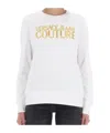 Versace Jeans Crew Neck Sweatshirt In White