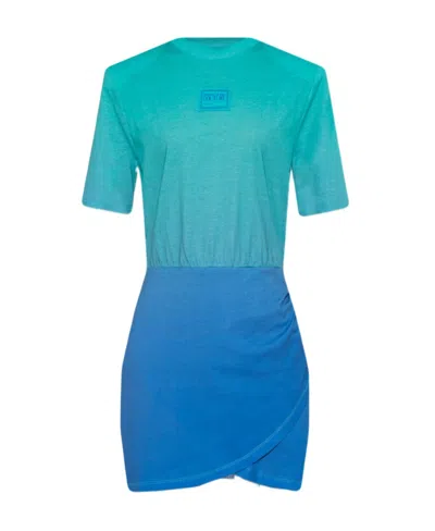 Versace Jeans Draped T-shirt Dress