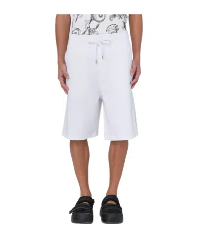 Versace Jeans Drawstring Shorts In White