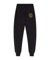 Versace Jeans V-emblem Print Track Pants In Black