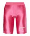 Versace Jeans Elastic Waist Shorts In Pink