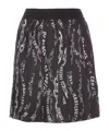 Versace Jeans Elastic Waist Skirt In Black