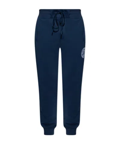 Versace Jeans Elastic Waist Sweatpants In Black