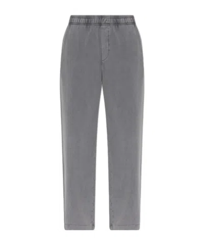 Versace Jeans Elastic Waist Sweatpants In Gray