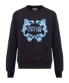 Versace Jeans Couture Logo-printed Crewneck T-shirt In Black