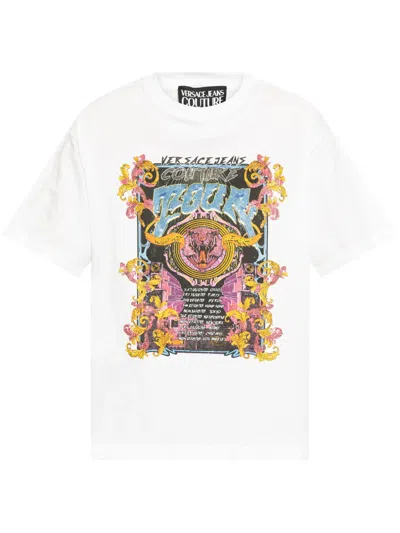 Versace Jeans Graphic Tour T-shirt In White
