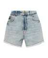 Versace Jeans High-rise Denim Shorts