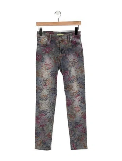 Pre-owned Versace Jeans High-rise Skinny Leg Jeans In Blue
