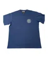 Versace Jeans Couture Slim Fit Logo T Shirt Blue In Blue