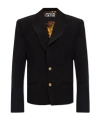 Versace Jeans Lace-up Single-breasted Blazer