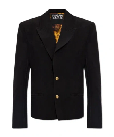 Versace Jeans Lace-up Single-breasted Blazer