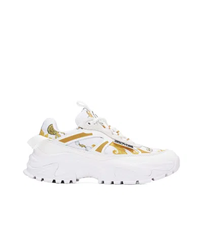 Versace Jeans Laced Sneakers In White